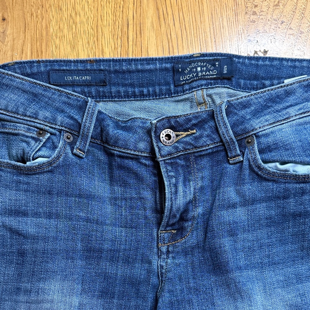 Lucky Brand Blue Ankle Jeans
